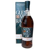 Photographie d'une bouteille de Whisky Glenmorangie 14 ans