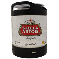 Photographie d'un fût de bière stella artois fût 6l