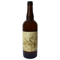 Photographie d'une bouteille de bière Dionysos Blonde Grand Cru 75CL