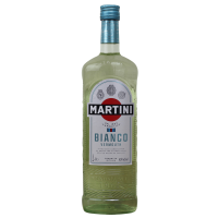 Photographie d'une bouteille de martini bianco