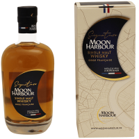 Photographie d'une bouteille de whisky moon harbour signature 70 cl 40°