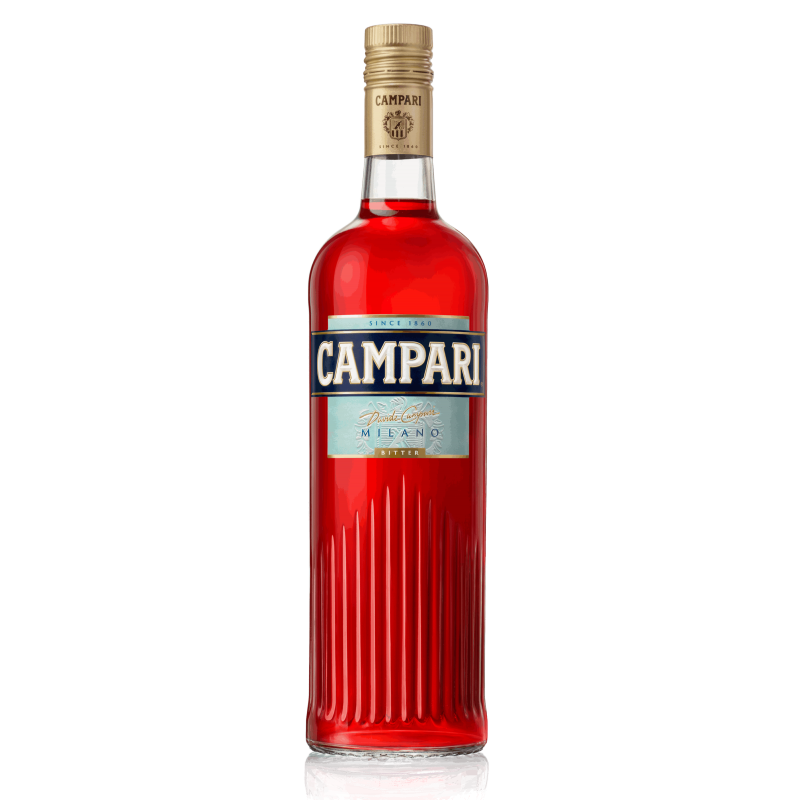 Photographie d'une bouteille de Campari L