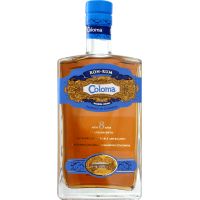 Photographie d'une bouteille de Rhum Coloma 8 ans