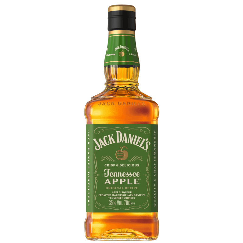 Photographie d'une bouteille de Jack Daniel's Apple