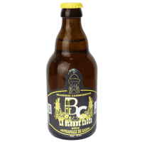 Photographie d'une bouteille de bière La Blonde Lager Brasserie Cambresienne 33CL