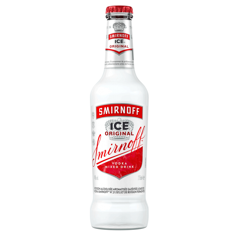 Photographie d'une bouteille de Smirnoff Ice