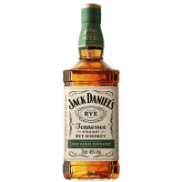 Photographie d'une bouteille de Whisky Jack Daniel's Rye