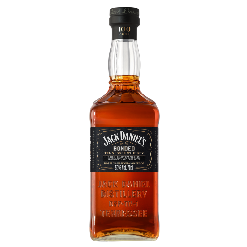 Photographie d'une bouteille de Whisky Jack Daniel's Bonded 70 cl