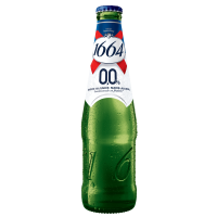 Photographie d'une bouteille de bière 1664 sans alcool 33cl
