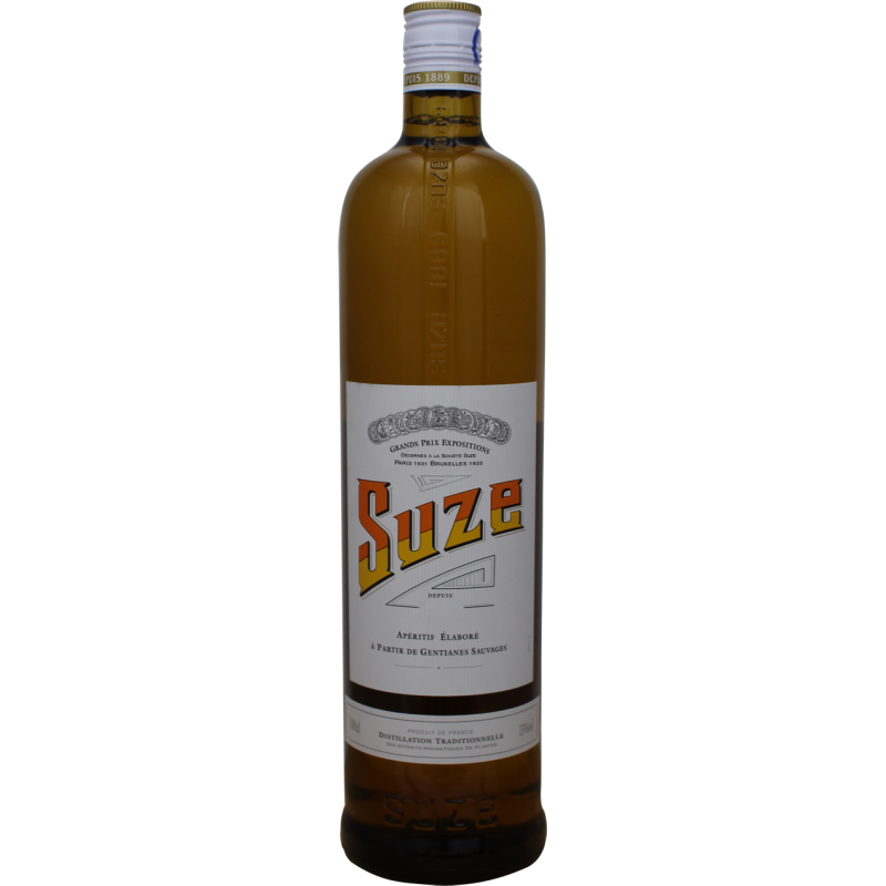 Photographie d'une bouteille de suze
