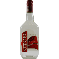 Photographie d'une bouteille de soho litchi