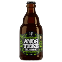 Photographie d'une bouteille de bière anosteké blonde 33cl