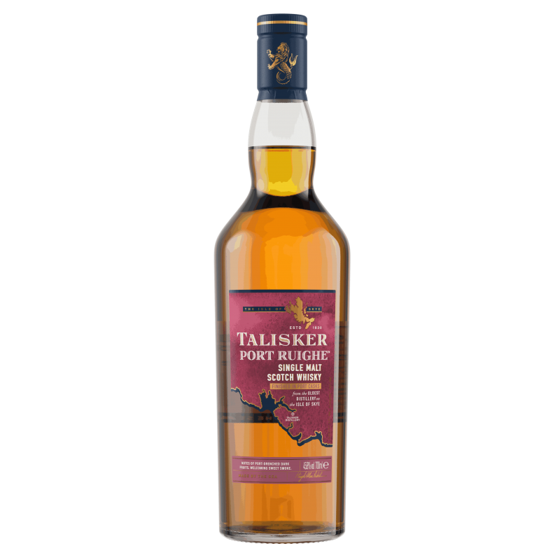 Photographie d'une bouteille de Whisky Talisker Port Ruighe