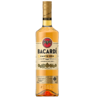 Photographie d'une bouteille de rhum bacardi carta oro 70 cl 37.5°