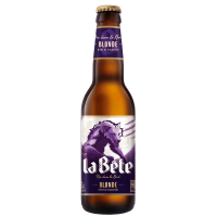Photographie d'une bouteille de bière La Bête 33cl