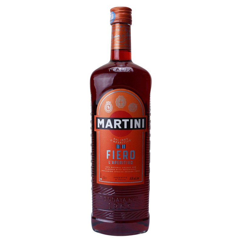 Photographie d'une bouteille de martini fiero