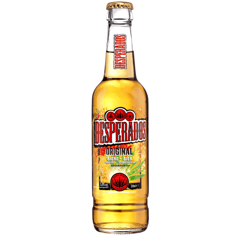 Photographie d'une bouteille de bière Desperados 33cl