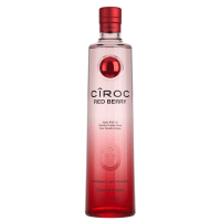 Photographie d'une bouteille de Vodka Ciroc Red Berry