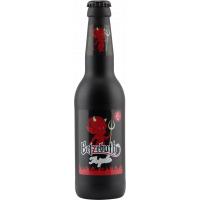 Photographie d'une bouteille de bière Belzebuth Triple 33cl