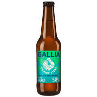 Photographie d'une bouteille de bière Gallia Champ Libre 33cl