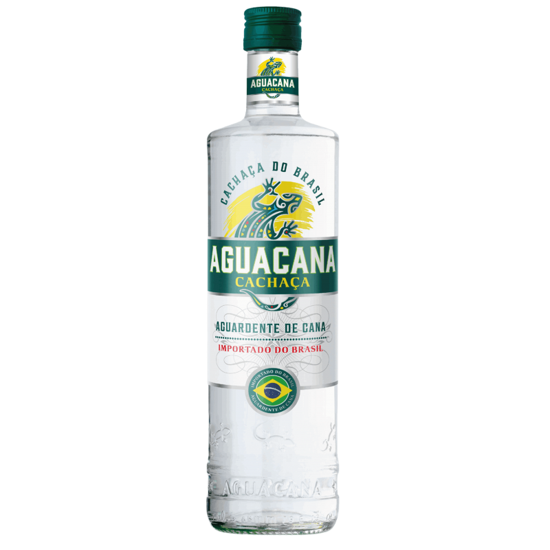 Photographie d'une bouteille de Aguacana Cachaça