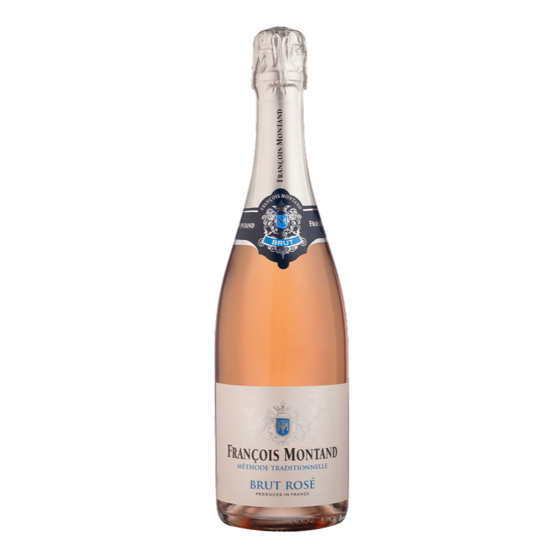 Photographie d'une bouteille de Méthode Traditionnelle François Montand Rosé 75 cl