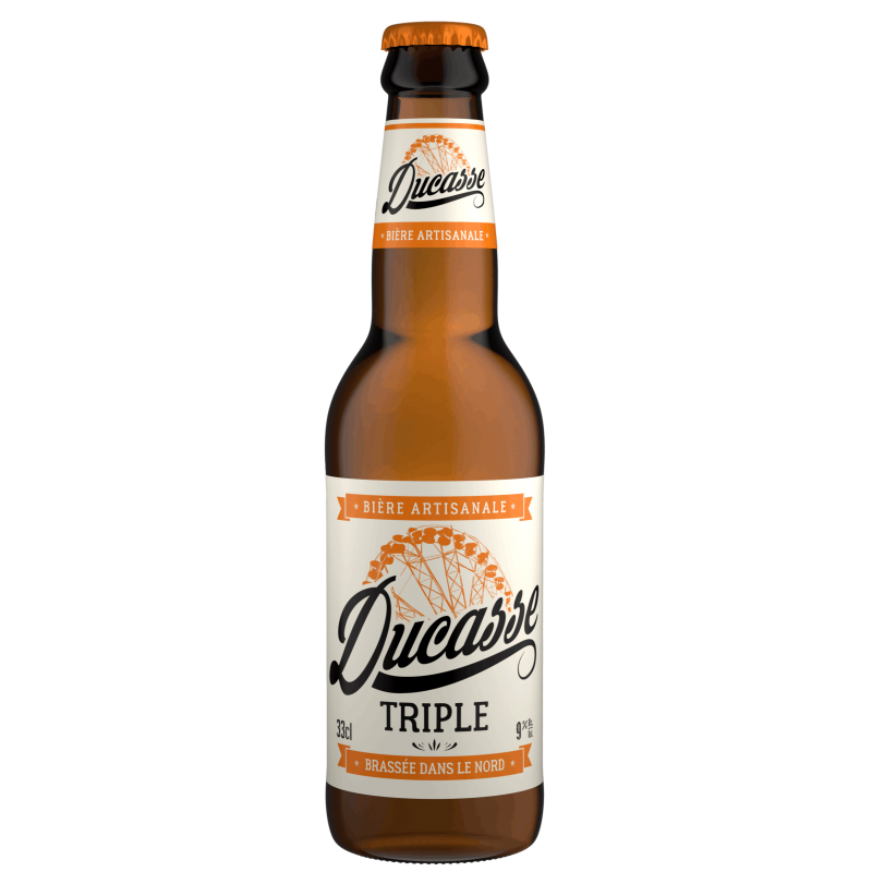 Photographie d'une bouteille de bière Ducasse Triple 33cl