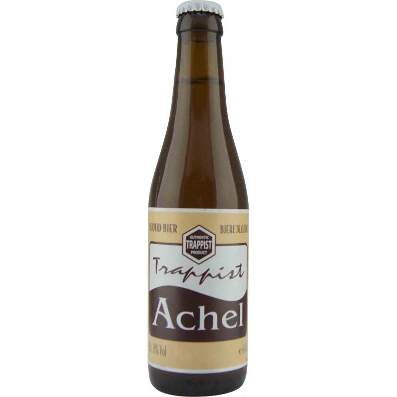 Photographie d'une bouteille de bière Achel Trappist Blonde 33cl