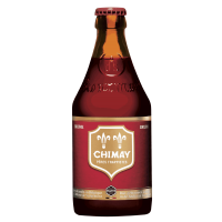 Photographie d'une bouteille de bière Chimay Rouge 33cl