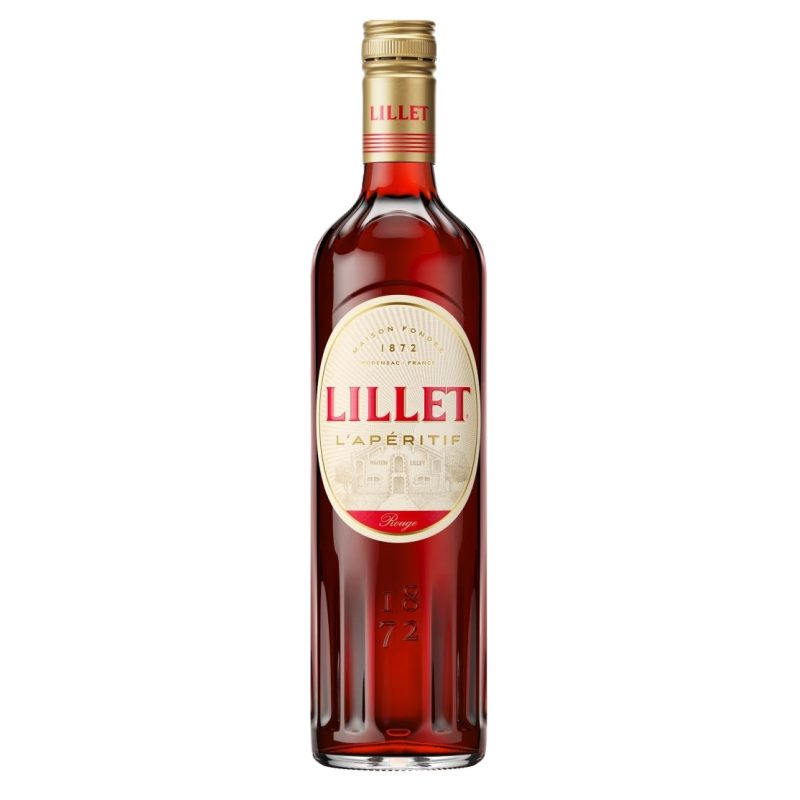 Photographie d'une bouteille de LILLET ROUGE