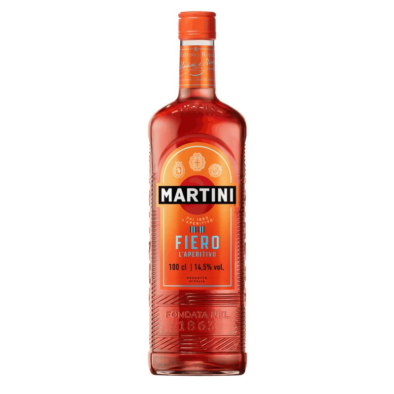 Photographie d'une bouteille de martini fiero