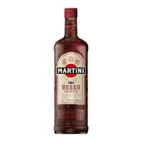 Photographie d'une bouteille de martini rosso