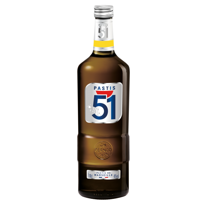 Photographie d'une bouteille de Pastis 51
