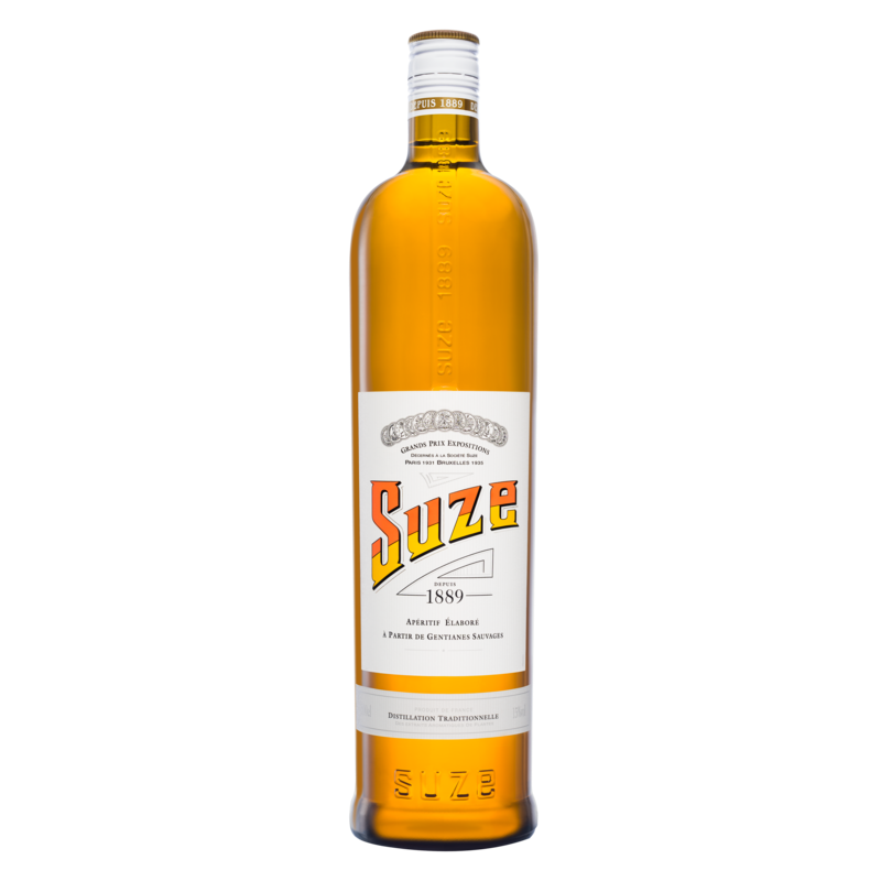 Photographie d'une bouteille de suze