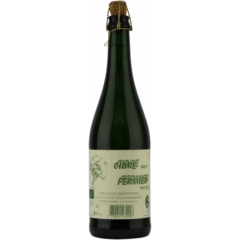 Photographie d'une bouteille de CIDRE BRUT BRUNEMBERT