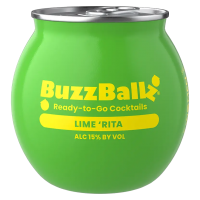 Photographie d'une bouteille de BuzzBallz Lime Rite Cocktail Prêt à Boire 20 cl