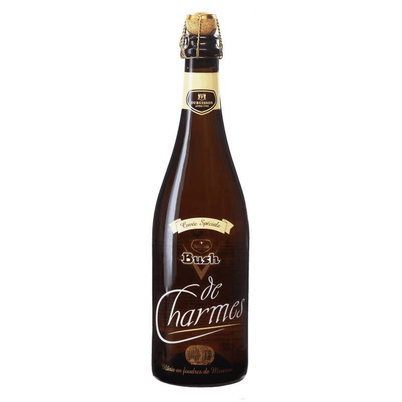 Photographie d'une bouteille de bière Bush de Charmes 75cl