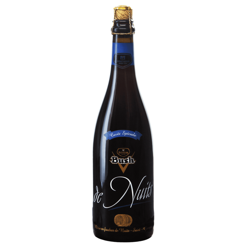 Photographie d'une bouteille de bière Bush de Nuits 75cl