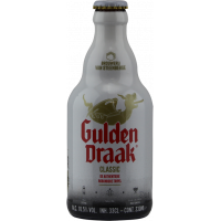 Photographie d'une bouteille de bière Gulden Draak 33 cl