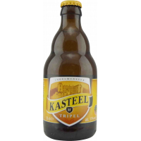 Photographie d'une bouteille de bière Kasteel Tripel 33cl