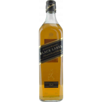 Photographie d'une bouteille de Whisky Johnnie Walker Black Label 12 ans