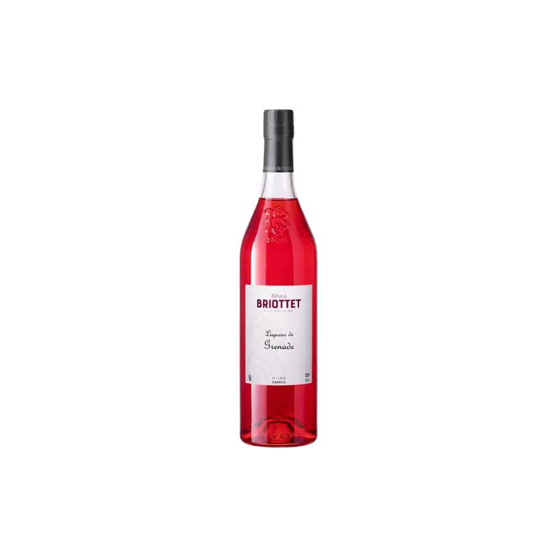 Photographie d'une bouteille de Liqueur de Grenade Edmond Briottet 70 cl