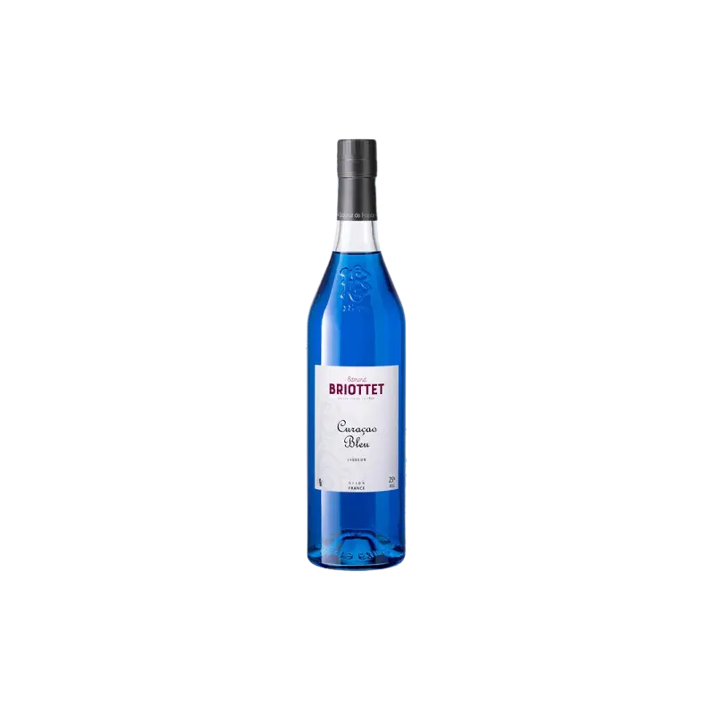 Photographie d'une bouteille de Liqueur de Curaçao Edmond Briottet 70 cl