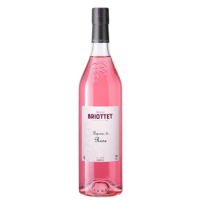 Photographie d'une bouteille de Liqueur de Rose Edmond Briottet 70 cl