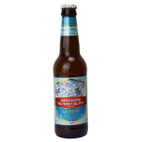 Photographie d'une bouteille de bière La Neipa Brasserie du Mont Blanc 33 cl