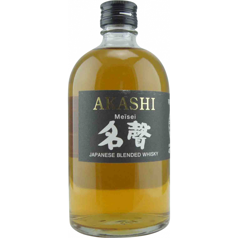 Photographie d'une bouteille de Whisky Akashi Meïsei 70 cl