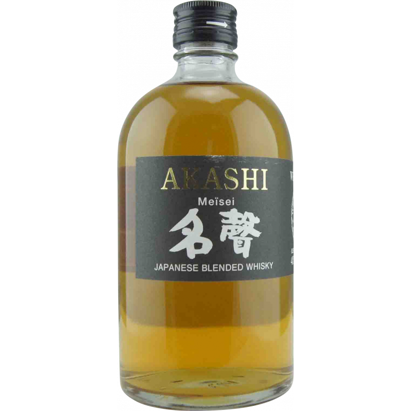 Photographie d'une bouteille de Whisky Akashi Meïsei