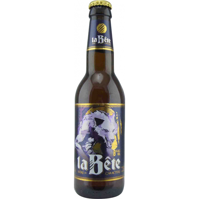 Photographie d'une bouteille de bière La Bête 33cl