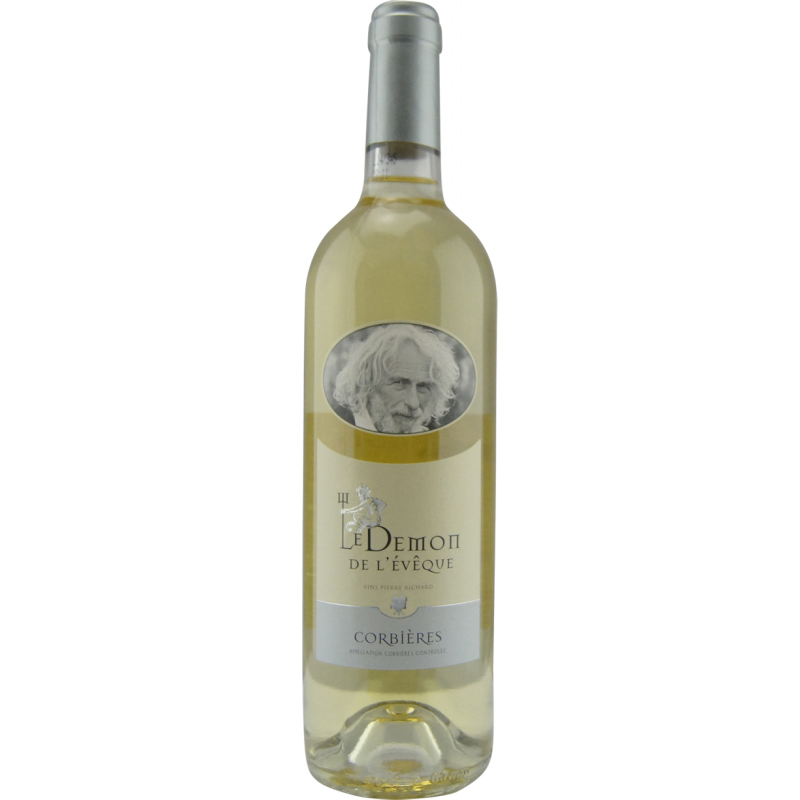 Photographie d'une bouteille de vin blanc LE DEMON DE L'EVEQUE PIERRE RICHARD