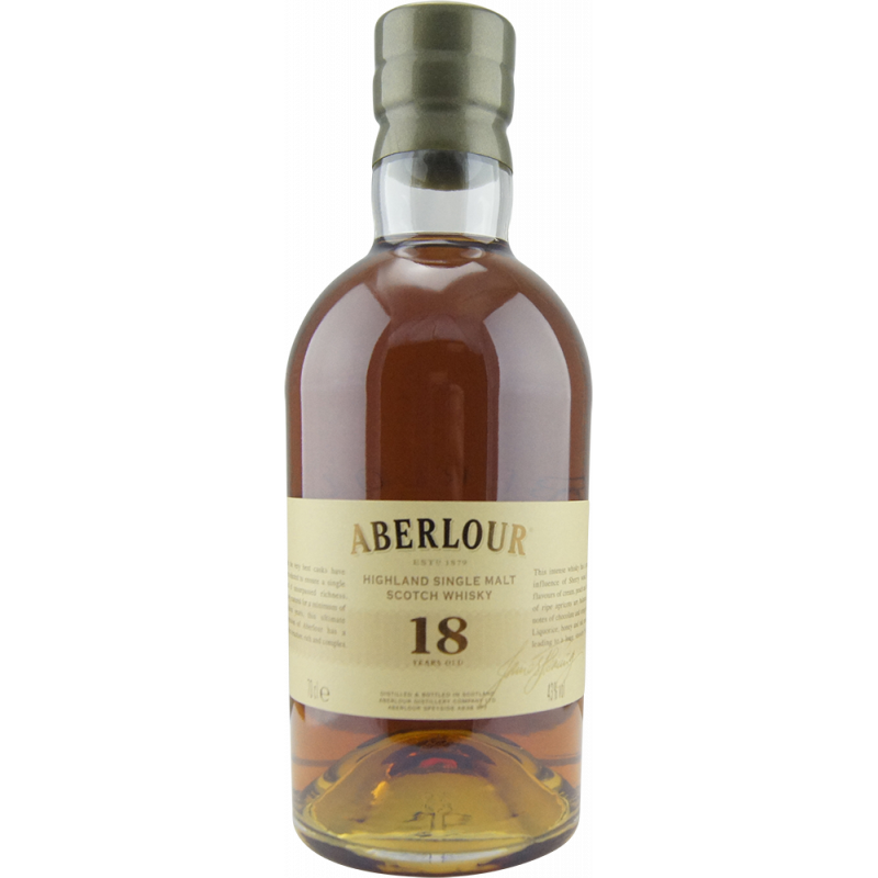 Photographie d'une bouteille de ABERLOUR 18 ANS